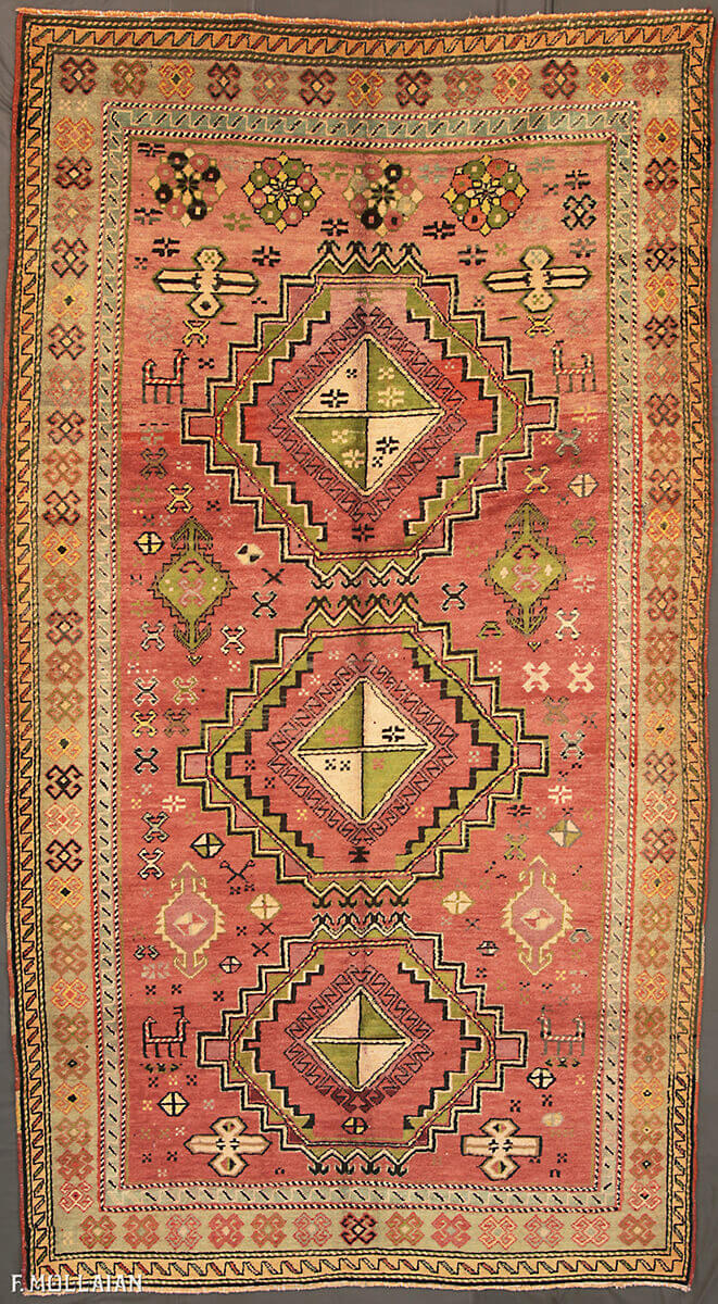 Tapis Caucasien Vieux Karabakh (Qarabağ) n°:63854676